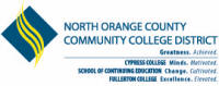 North Orange County Community College District Logo and Hyperlink